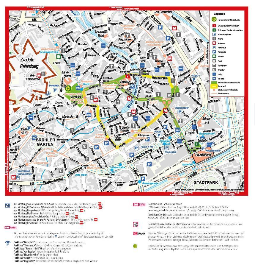 Altstadt Ferienwohnung Erfurt Esterno foto